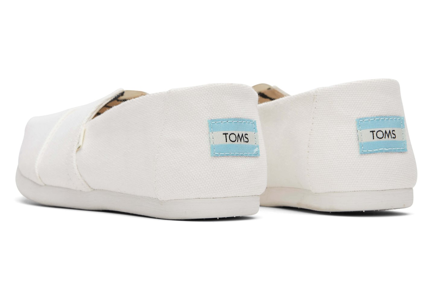 Toms Espadryle Damskie Białe - Alpargata Heritage Płócienne - 76CFONHRS